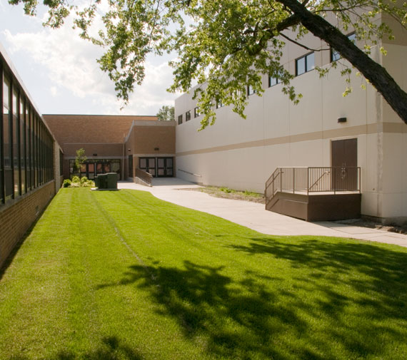 High School Courtyard
